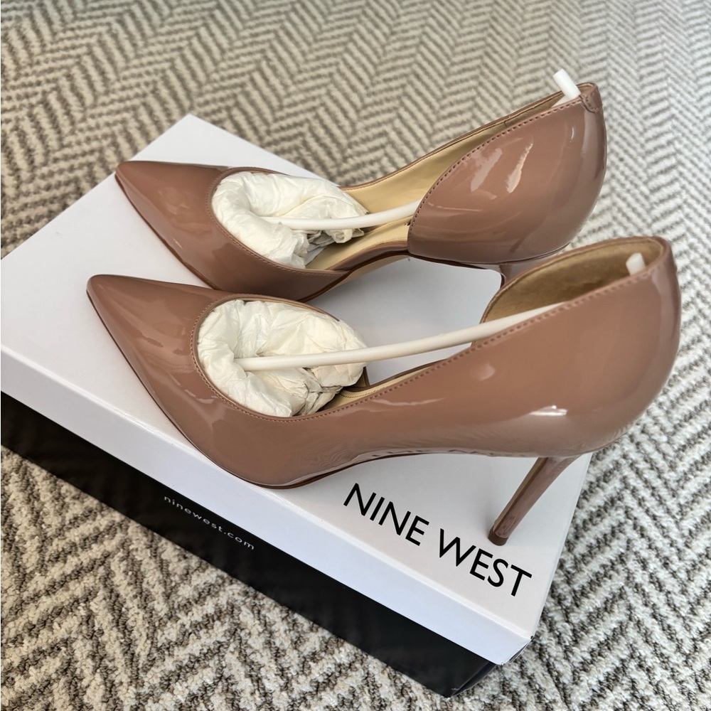 Nine West Women's Nude Patent Pumps